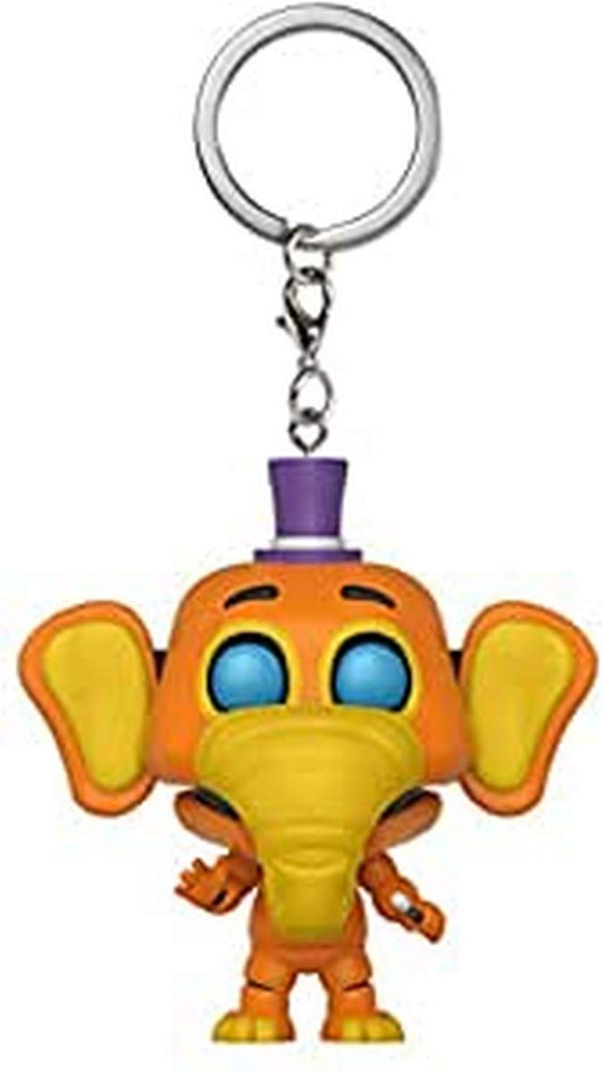 Funko Pocket POP! Keychain: Five Nights At Freddy's (FNAF) Pizza Sim: Orville Elephant - FNAF Pizza Simulator - Collectable Vinyl Mini Figure Novelty Keyring - Stocking Filler - Gift Idea