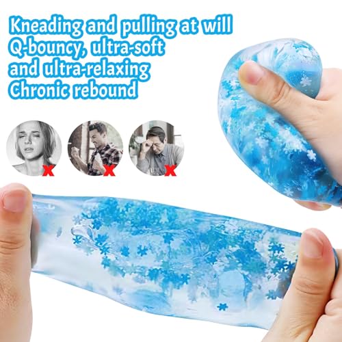 Stress Balls for Adults, Stress Cube Fidget Toys, Desktop Enhanced Grip Strength Squeeze Toys, Square Shape Stress Cube Stress, for Halloween, Christmas, Party Favors, Stocking Stuffers
