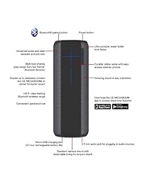 Ultimate Ears Megaboom Altavoz inalámbrico portátil Bluetooth resistente al agua y a prueba de golpes   Certificado reacondicionado