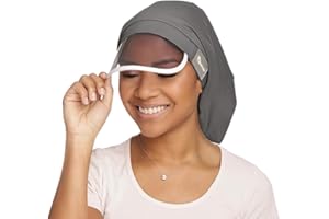 Hairbrella XL Women’s Rain Hat, Waterproof, Sun Protection, Satin-Lined, Packable, for Voluminous and Long Hair