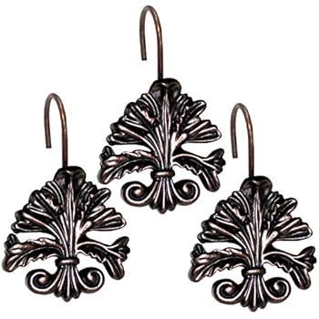 Amazon Com Sweet Home Collection Fleur Dis Lis Resin Shower
