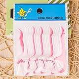 4 Packs/100x Dental Floss Interdental Brush Teeth Stick Toothpicks Floss Pick