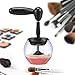 makeup brushes by Upgraded, Portable Electronic Automatic Brush Cleaner that cleans and dries make-up brushes in seconds