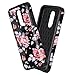 LG K30 Phone Case, LG Phoenix Plus Case, LG Premier Pro LTE Case, LG Harmony 2 Case, LG K10 2018 Case, OEAGO Hybrid Shockproof Drop Protection Impact Rugged Heavy Duty Dual Layer Armor Case, Floral