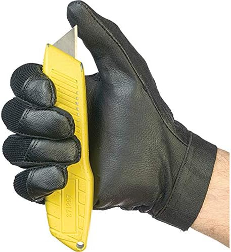 TurtleSkin WorkWear Plus Needle & Sharp Object Resistant Safety Gloves (Small) EN388 3,2,4,3, Black, S (Pack of 1)