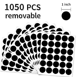 Yeachlaing 1 Inch Removable Color Code Dot Sticker