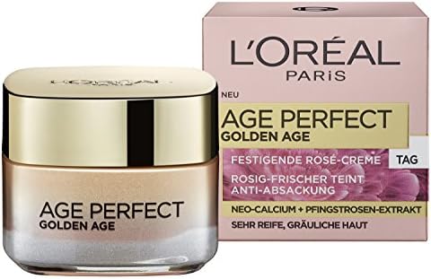Age Perfect Golden Age Cura Giornaliera, con estratto di Neo-Calcium e peonie, garantisce una carnagione fresca e rosea, confezione da 1 (1 x 50 ml)