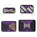 Packing Cubes Travel Space Saver Bags Set of 4 Luggage Organisers Perfect for Men and Women Duffel Bags Suitcase Backpacks Wardrobe & Drawer Storage