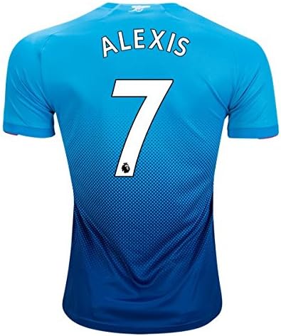 ALEXIS 7 ARSENAL AWAY 17-18 SOCCER MENS JERSEY COLOR BLUE SIZE M