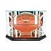 NFL Octagon Football Glass Display Case, Black