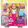 Barbie-FWV20-Chelsea-Doll-and-Travel-Set-with-Puppy-Multicolored Chelsea Travel Doll, Blonde, With Puppy, Carrier & Accessories, For 3 To 7 Year Olds, FWV20