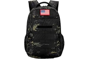 outdoor plus Camo Backpack,Military Boys Backpacks for Middle School,Army Bookbag with USB Charging Port,30l/40L