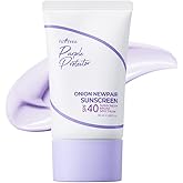 ISNTREE Onion Newpair Sunscreen 50ml, 1.69 fl.oz | SPF 40 | Korean Skincare | Hydrating Sun Protector | Evens Skin Tone | Purple Sunscreen | Broad Spectrum
