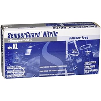 Amazon.com: SemperGuard Blue Nitrile Disposable Gloves