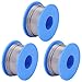 Foraineam Pack of 3 Rosin Core Solder Wire 63-37 Tin Lead for Electrical Soldering and DIY, 0.0315in / 0.8mm, 1.76oz / 50g