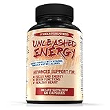 Mountgreatness Unleashed Energy Pills with Caffeine, Vitamin B Complex, Magnesium, Antioxidants (60 Capsules)