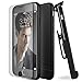 TIAMAT Compatible to iPhone 6S Slim Case & Belt Clip Bumper with Holster (Midnight Black)
