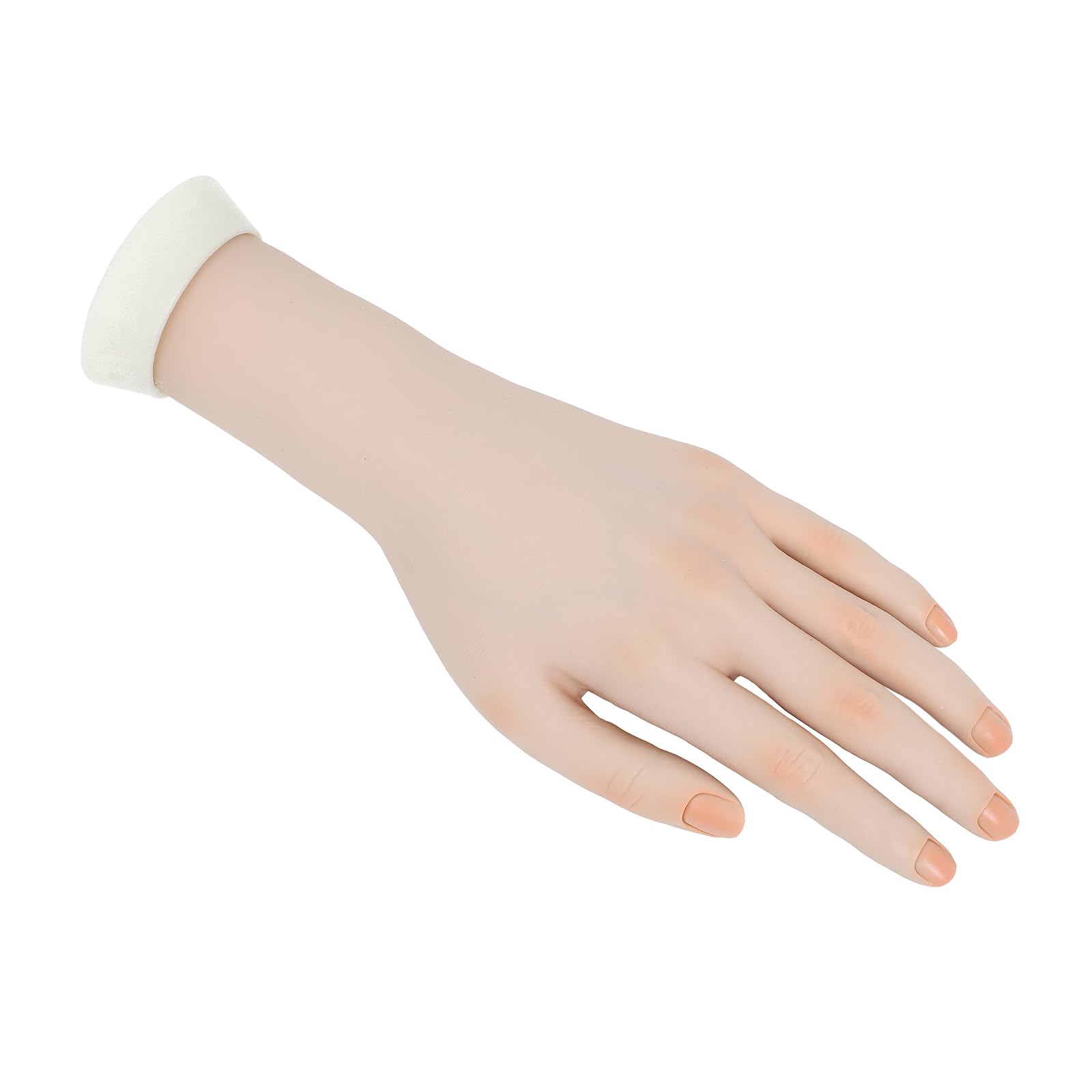 1 Pcs Practice Nail Art Trainer Training Hand Tool Left Flexible Hand Model Bendable Display Hand Manicure Practice Prosthetic Hand for Nails (left)