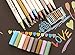 MXXGMYJ Waterproof Metallic Marker Pens Metallic Colored Pencils Highlighters Paint Marker for DIY Arts Crafts Album Photo 10Pack