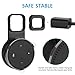 HMbest Echo Dot Outlet Wall Mount: Premium Wall Stand Mount for 2nd Generation Dot & Round Voice Assistants| Minimal, Sleek Profile| Wireless Easy Installation Smart Home Accessory, Black