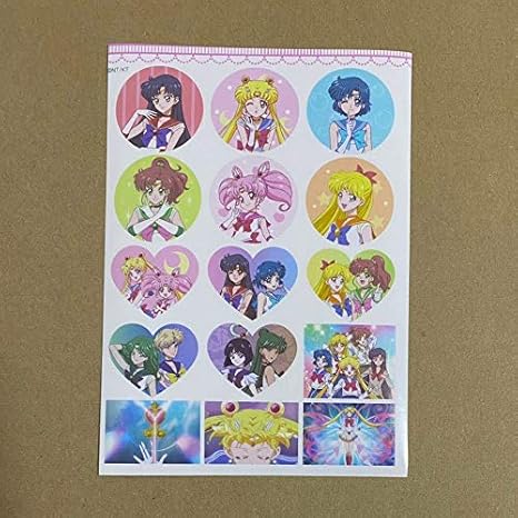 Amazon Co Jp 韓国限定 セーラームーン 5 ステッカー キャラクター シール インス 日記デコ 海外 ホビー 通販