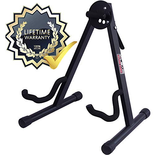 GLEAM Guitar Stand Fit Electric, Classical Guitars and Bass, Guitar Accessories, AFrame