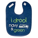 NFL Football Full Color Mesh Baby Bibs (I drool Seattle Seahawks)