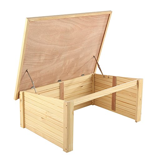 Zelsius Abri de jardin en bois pour tondeuse à gazon, robot-tondeuse, marron