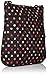 Vera Bradley Women's Cotton Triple Zip Hipster Crossbody Purse, Havana Dots, One Size