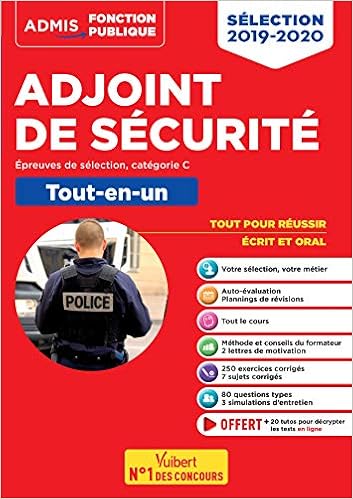 Amazon Fr Adjoint De Securite Categorie C Tout En Un Concours 2019 2020 Lavedan Francois Livres
