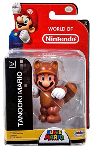World of Nintendo 2.5" Tanooki Mario figure series 2-2