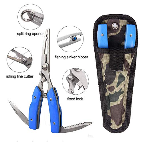 291stk unlackierte Angelköder Blank Crankbaits Minnow Kunstköder Kit Angelzange Drillingshaken Spaltringe Angelköder… – Bild 4