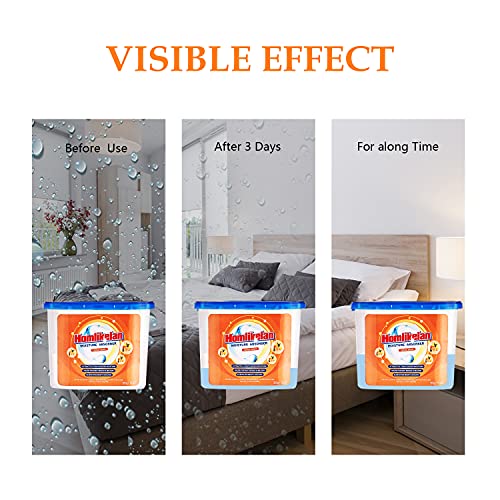 4 packs Large Moisture Absorber Boxes with Air Purification Fragrance