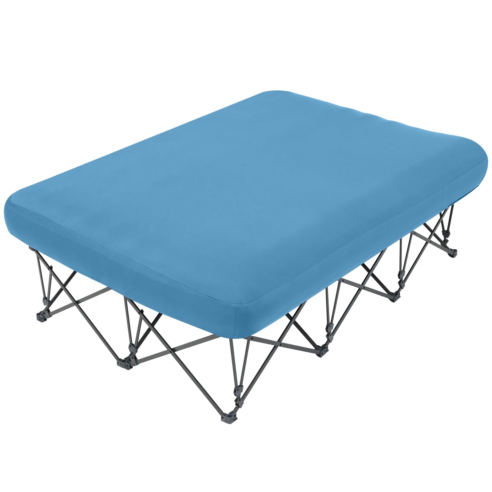 Photo 1 of **DIRTY FROM TRANSPORT **KAMPKEEPER Camping Cot,Camping Cots for Adults,Folding Camping Cot with Inflatable Air Mattress and Carry Bag,for Outdoor Travel Camp Beach Vacation (not Included The Airpump)