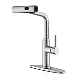 WEWE Waterfall Kitchen Faucet with Pull Down
