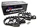 1990-2017 HARLEY SPORTSTER DYNA IRON 883 FATBOY BLACK POWDER COATED XD WIDE PEGS