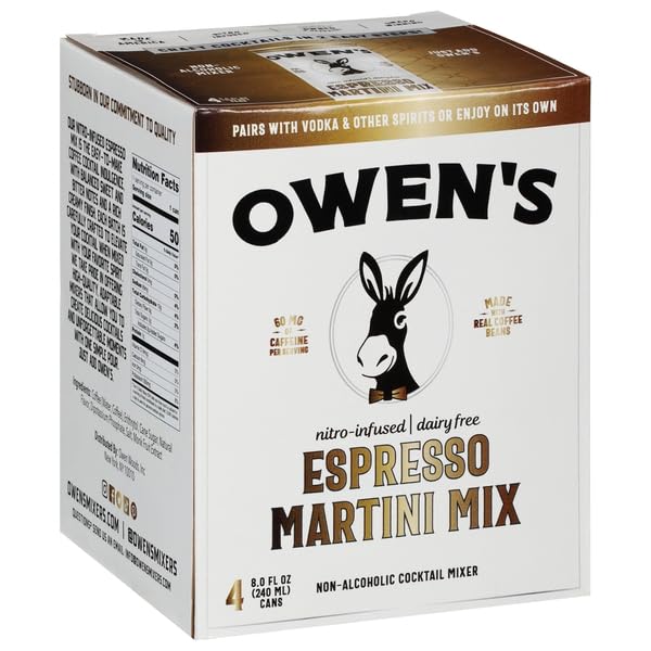 OWEN’S ESPRESSO MARTINI MIX, PREMIUM COCKTAIL MIXER MADE...