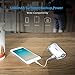 PISEN Portable Charger Waterproof, Battery Pack with LED Flashlight, Multi Function 5000mAh Power Bank for Tablets, Smartphones and 5V Devices (White)
