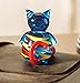 The Paragon Art Glass Figurine - Miniature Blown Glass Cat Figure, Tiny Glass Animal Collectible