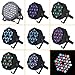 Stage Lights 36 LED, U`King Par Lights Indoor for Party Disco Wedding With 2 Remote and Sound Activated RGB Party Lights (1 Pack)