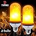 Upgraded 2 Pack LED Flame Effect Light Bulb - Decorative Lights For Indoor/Outdoor/Bar/Hotel Setting - Create The Vintage Atmosphere You've Been Looking For With The Flickering Fire Bulb