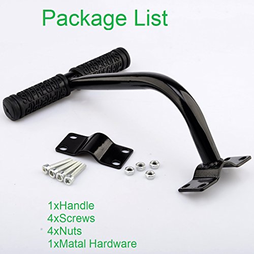Bicycle Armrest Handrail, YIFAN Bike Child Safety Cycling Rear Saddle Handlebar - Black - Thumbnail 2