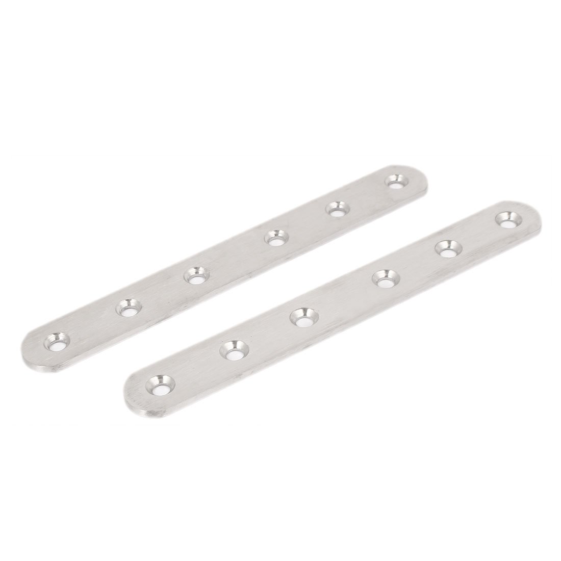 Sourcingmap 155mm Length Flat Corner Brace Brackets Mending Repair Fixing Plates Joint 2pcs
