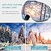 OMORC OTG Ski Goggles, Anti-Fog Snowboard Goggles with Spherical Dual Lens, 100% UV400 Protection Snow Goggles for Men Women Youth - Helmet Compatible
