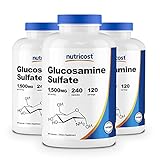 Nutricost Glucosamine Sulfate 750mg, 240 Capsules