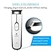 Hair Clippers for Self Cutting and Fashion Stylists,Waterproof Quiet Hair Trimmer for Kids and Men,Rechargeable Wireless Hair Cutting by Dr.HeiZ(White)