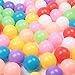 ELENKER 100pcs 5.5cm Colorful Ball Soft Plastic Ocean Ball for Baby Kid