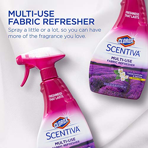 Clorox Scentiva MultiUse Fabric Refresher Spray in Tuscan Lavender & Jasmine Fabric Freshener