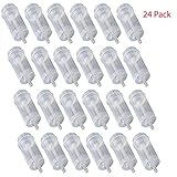 Csdtylh Round Shape Clear Push-Up Cake Pop Shooter (Push Pops) Plastic Containers with Lids, Base & Sticks, Pack of 24