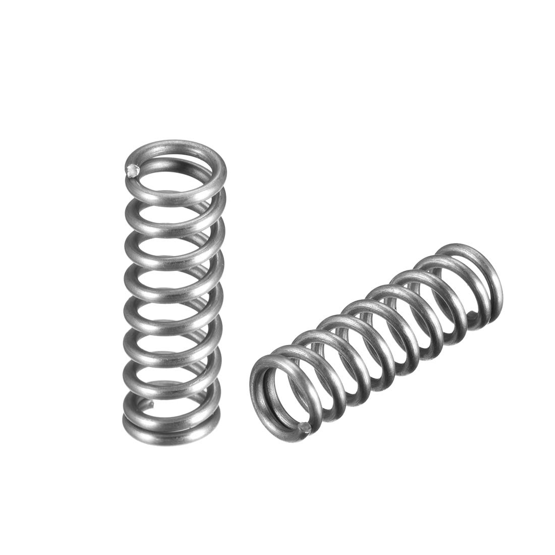 sourcing map Wire Diameter 0.05", OD 0.31", Free Length 0.98" Spring Steel Coil Extended Compressed Spring 15pcs